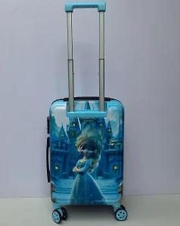 Rančevi, torbe i koferi: Dečiji kofer na točkiće – tema ledene princeze - Tvrdi kofer sa — 15