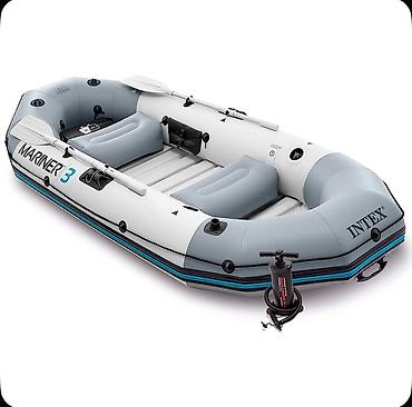 водный мото: Надувная лодка Intex Mariner 3 Set 68373 Купить в Бишкеке — ПВХ лодка — 2