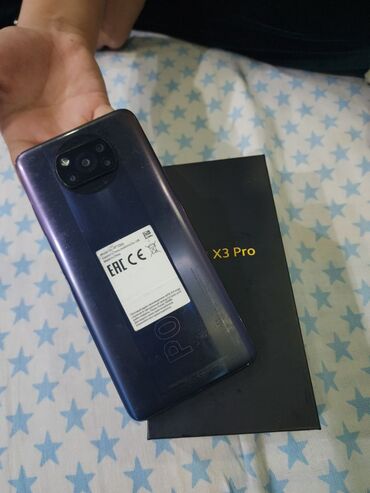 телефон реми: Poco X3 Pro, Б/у, 256 ГБ, цвет - Черный, 2 SIM