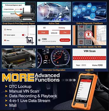 AZ - Diagnostic auto scanners: LAUNCH X431 Creader Elite OBD2 Ford, Lincoln, Mazda Može da — 12