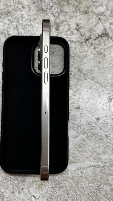 iphone cable: IPhone 16 Pro Max, Б/у, 256 ГБ, Natural Titanium, Чехол, 91 % — 4