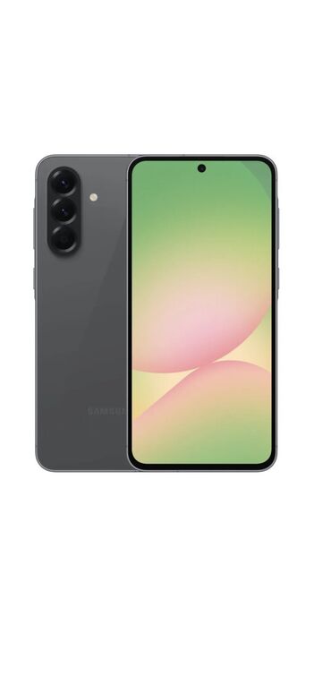 Samsung: Samsung Galaxy A55, 256 GB, rəng - Boz, Zəmanət, Barmaq izi
