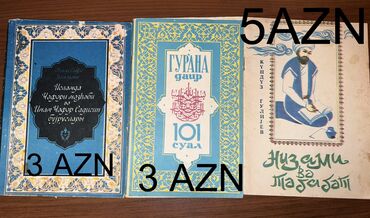 Dini kitablar: Dini kitablar. Qiymetler her birinin uzerinde qeyd edilib. Yalniz