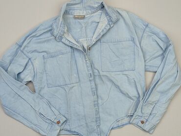 Shirts: Shirt 14 years, condition - Good, pattern - Monochromatic, color - Light blue