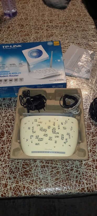 zyxel modem: TP-Link TD-W8961N modeli 300Mbps simsız N ADSL2+ modem router təklif