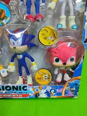 игрушки sonic: Соник персонажи набор игрушек в комплекте✨ Комплектация товара: 8 — 3