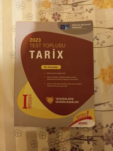 Тесты: Məhsul: 2023 Test Toplusu – Tarix (I hissə) Xüsusiyyətlər: -