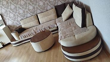 Künc divan dəsti ölcu 3/2 - Modern dizaynlı L formalı künc divan
