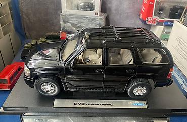 Avtomobil modelləri: Коллекционная модель GMC Yukon Denali black 2001 Welly Art  — 17
