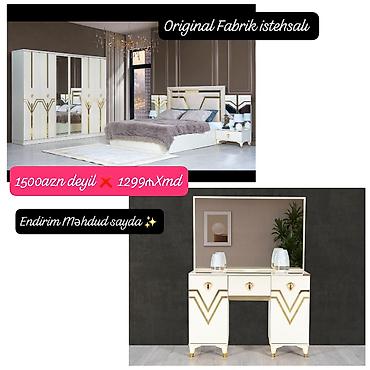 bakal destleri: 1.Yataq otağı dəstləri – müxtəlif modellər 1) Yataq dəsti – 759 ₼ - — 5