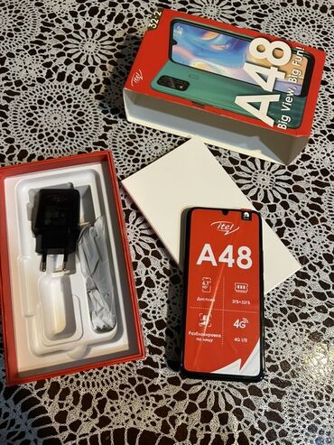 дисковый телефон: Itel A48 smartfon Xüsusiyyətlər: - Ekran: 6.1" böyük görüntü -