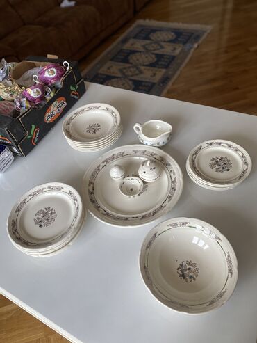 uşaq yemek masası: Nahar dəsti, Keramika, 6 nəfərlik, SSRİ