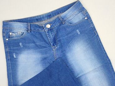 Material trousers for women, size L (EU 40)
