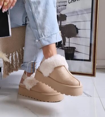 deichmann papuce: Ugg papuče, bоја - Bež, 38