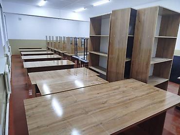 Комплект парт и стульев: Учебные парты и стулья для классов и учебных центров. - Модели — 10
