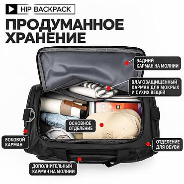 Спортивные сумки: Спортивная сумка, Материал: Нейлон, Унисекс, Новый — 2