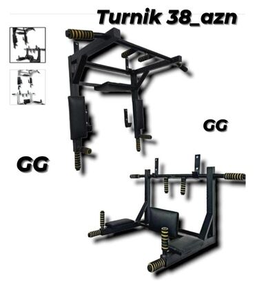 ev ucun turnikler: Turnik 38_azn.Depodan birbasa satis.Rengli ve keyfiyyetli rezinledi el
