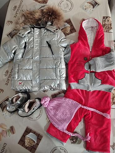 soft shell: Комплект, цвет - Серебристый, Б/у — 1