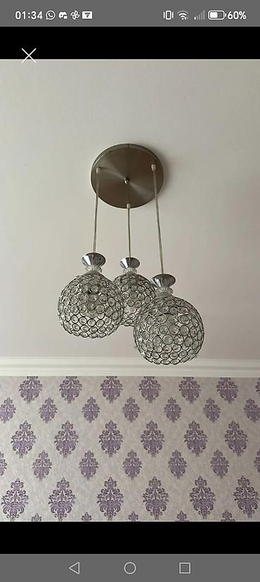şam: Çılçıraq, 3 lampa, Metal — 3