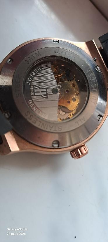 hublot geneve 53688: Hublot tərzində mexaniki qol saatı - Korpus: qızılı tonlu metal, ön — 3