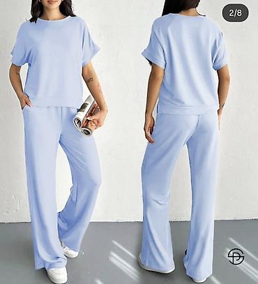 pantalone sat: Komplet – ležerna majica i donji deo trenerke.Kvalitetan pamuk sa — 2