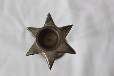 Kućni dekor: STARI SVEĆNJAK SA DAVIDOVOM ZVEZDOM | Veoma lep autentični svećnjak — 3