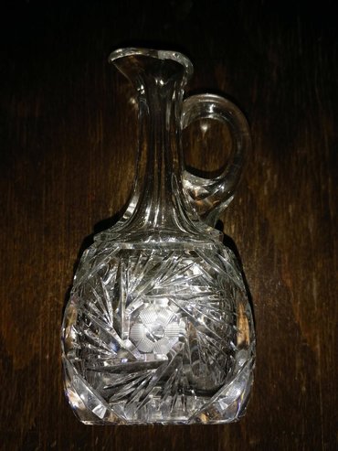Antikvarne vaze: *BRUŠENI KRISTAL* Kristalni bokal Star 125. god star Cena 50e fixno