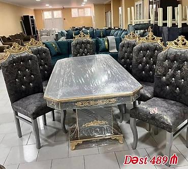 metbex sekilleri: Qonaq otağı üçün, Yeni, Açılmayan, 6 stul — 1