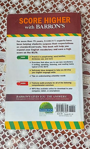 audio sistem: Məhsul: Barron’s – Essential Words for the IELTS (3rd Edition), Dr — 1