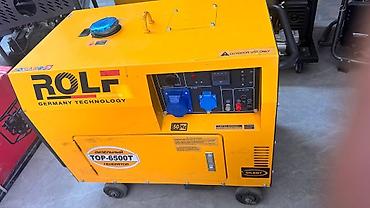 Генераторы: Дизельный генератор ROLF TOP-6500T (Germany Technology), шумозащитный — 1