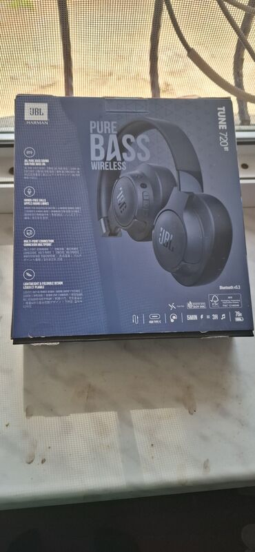 Qulaqcıqlar: İşlənmiş Simsiz (Bluetooth) Qulaqcıqlar, JBL, rəng - Göy — 2