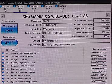 nvme 512: Накопитель для ПК, Б/у, ADATA, SSD, 1 ТБ, Для ПК — 5