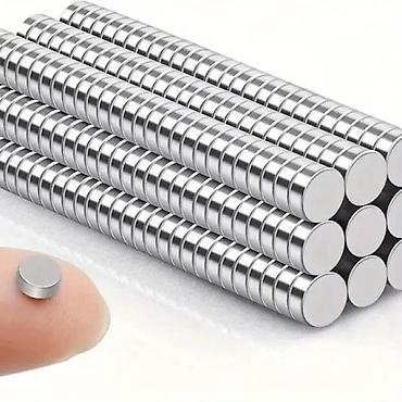 maxi staklene case: Neodimijumski disk magneti dimenzija 3x1 mm 100/1 NOVO. Mali, okrugli — 2