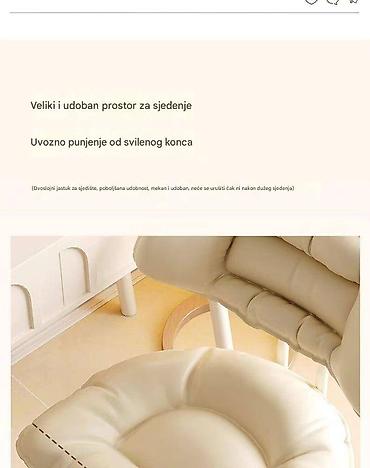 Kancelarijske stolice: Ergonomska radna stolica sa jastucima – podesiva i tiha - Udoban — 8
