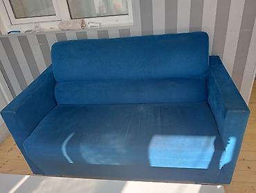 İki nəfərlik mavi divan - Kompakt ölçülü, ikinəfərlik düz oturacaqlı lalafo.az -da İki nəfərlik mavi divan - Kompakt ölçülü, ikinəfərlik düz oturacaqlı