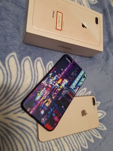 айфо 6: IPhone 8 Plus, Колдонулган, 64 ГБ, Каптама, Куту, 71 %