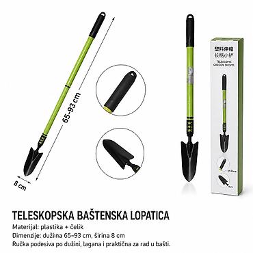 KMT Plastični teleskopski duga drška mala lopatica 501783