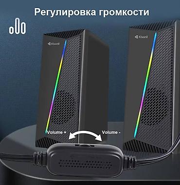 Колонки для ПК и ноутбуков: Компьютерные колонки 2.0 Kisonli X30, с питанием от USB это стильное и — 9
