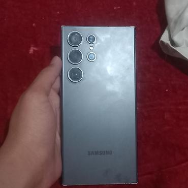 Уюлдук телефондор жана аксессуарлар: Samsung Galaxy S24 Ultra, Колдонулган, түсү - Кара, 2 SIM — 1