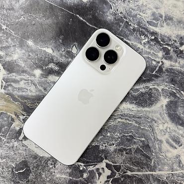 iphone iphone: IPhone 16 Pro, Б/у, 512 ГБ, White Titanium, Чехол, 91 % — 1
