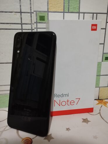 ipod shuffle 4: Xiaomi, Redmi Note 7, Б/у, 128 ГБ, цвет - Черный, 2 SIM