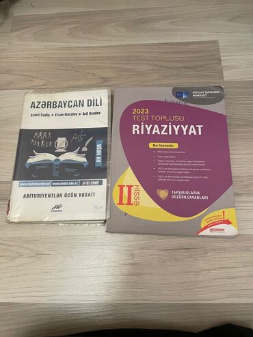 Kitablar və jurnallar: Azərbaycan dili Testlər 11-ci sinif, 2-ci hissə, 2023 il
