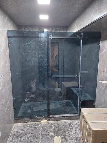 Душевые перегородки и ограждения: Стеклянные перегородки и двери для душа/ванны - Типы систем: - — 14