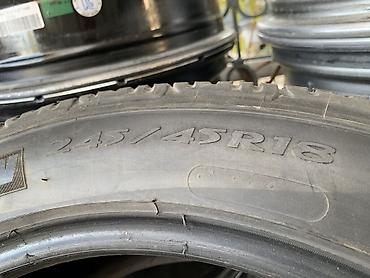 шины michelin: Шины 245 / 45 / R 18, Лето, Б/у, Пара, Легковые, Michelin — 5
