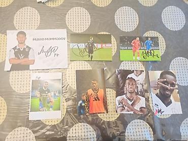 Açıqcalar: Kolleksiya: futbolçuların imzalı kartlar hamısı satılır çox ucuz — 1