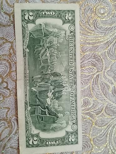 ABŞ 2 dollar əskinası – Federal Reserve Note - Nominal: 2 ABŞ dolları lalafo.az -da ABŞ 2 dollar əskinası – Federal Reserve Note - Nominal: 2 ABŞ dolları