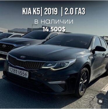 Kia: Kia K5: 2019 г., 2 л, Автомат, Газ, Седан