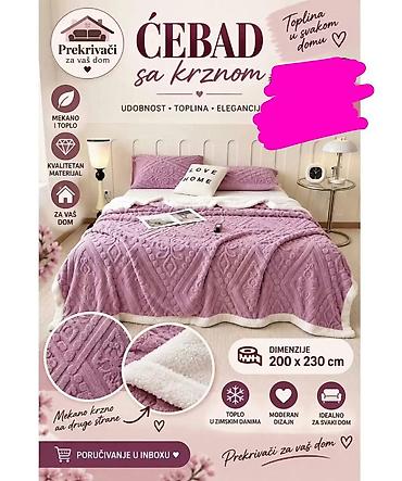 Ostali nameštaj: 🍂 ĆEBAD SA KRZNOM – DEBLJI MODEL 🍂 Uživajte u toplini i udobnosti na lalafo.rs — 4 Ostali nameštaj: 🍂 ĆEBAD SA KRZNOM – DEBLJI MODEL 🍂 Uživajte u toplini i udobnosti — 4