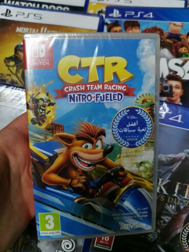 Oyun diskləri və kartricləri: CTR crash team racing nitro fueled ✅PlayStation 4 və PlayStation 5