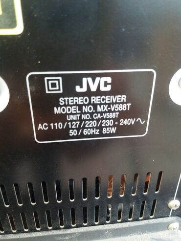 Musiqi mərkəzləri: Jvc musiqi mərkəzi yaponiya istehsalı işlək vəziyyətdə aux qirişi var — 8